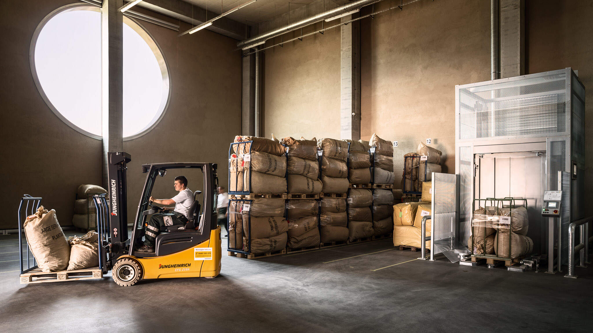 The herb center in Laufen near Basel, Switzerland